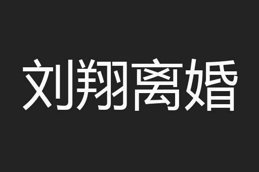 刘翔离婚