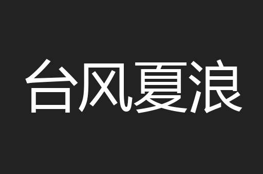 台风夏浪