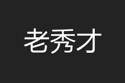 老秀才