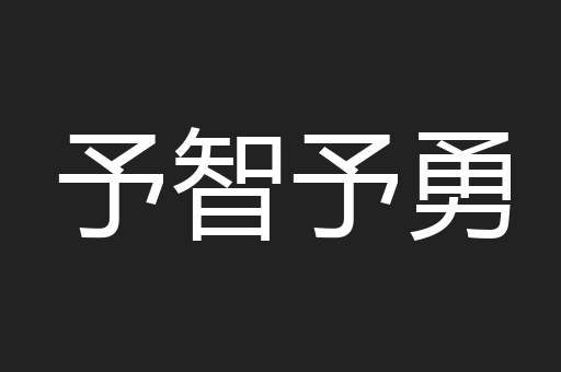 予智予勇