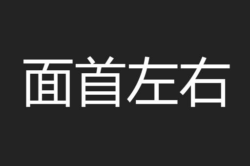 面首左右