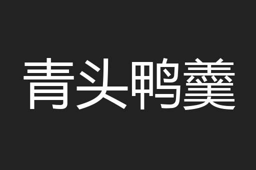 青头鸭羹