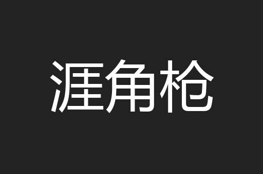 涯角枪