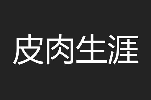 皮肉生涯