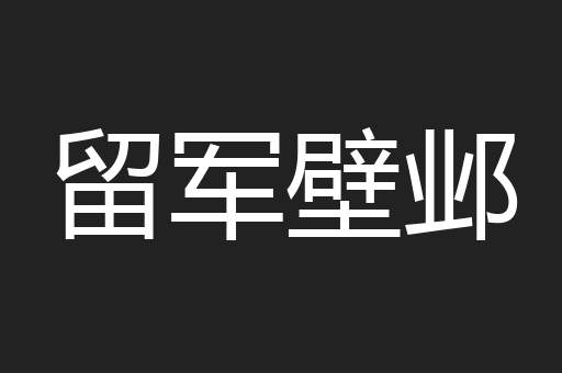 留军壁邺