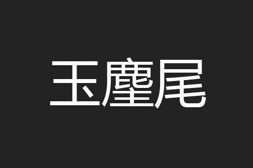 玉麈尾
