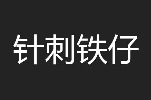 针刺铁仔