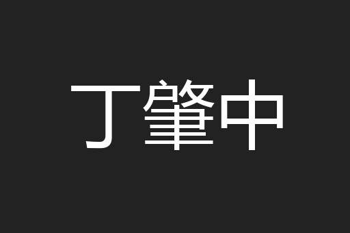 丁肇中