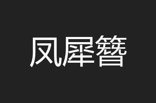 凤犀簪