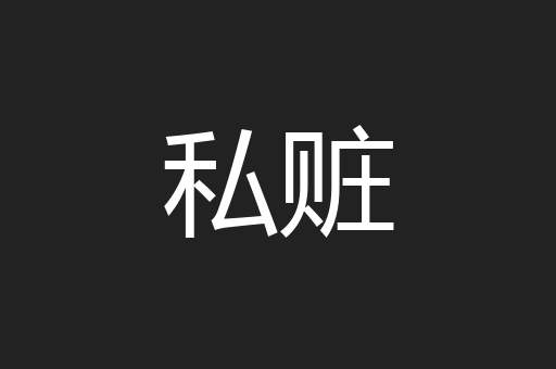 私赃