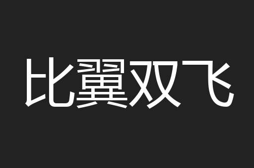 比翼双飞