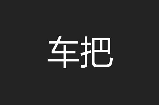 车把