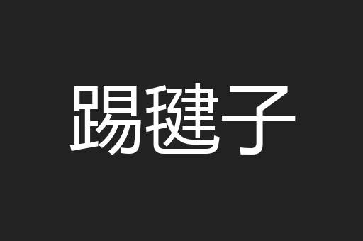 踢毽子
