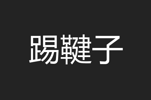 踢鞬子