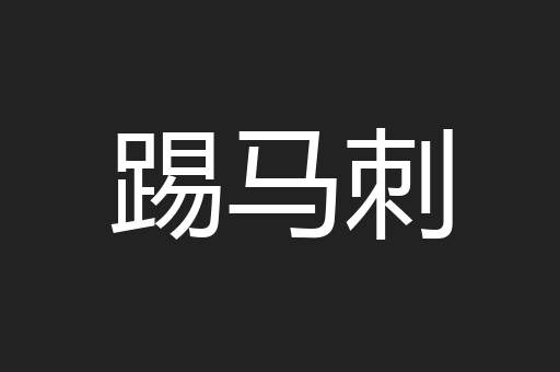 踢马刺