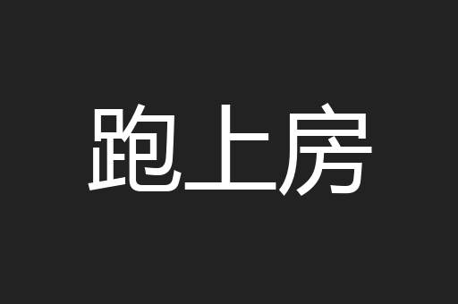 跑上房