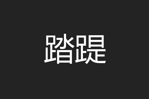 踏踶