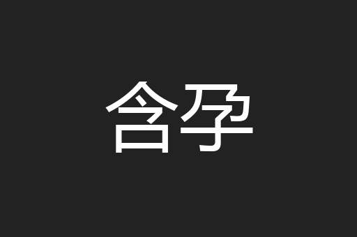 含孕