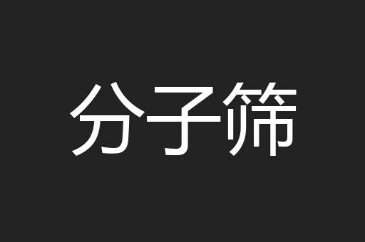 分子筛