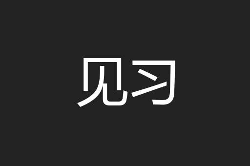 见习