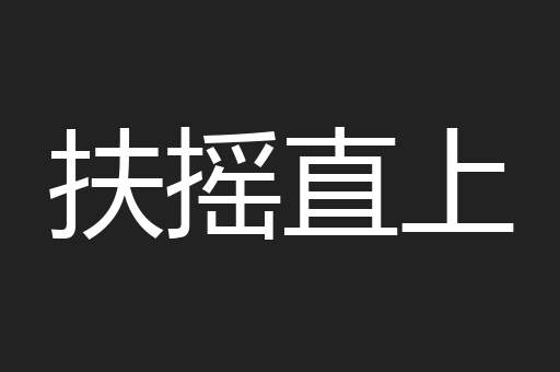 扶摇直上