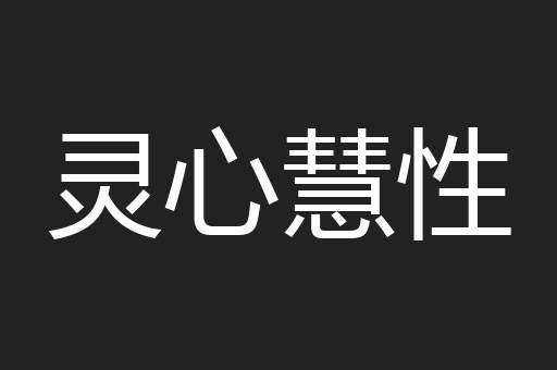 灵心慧性