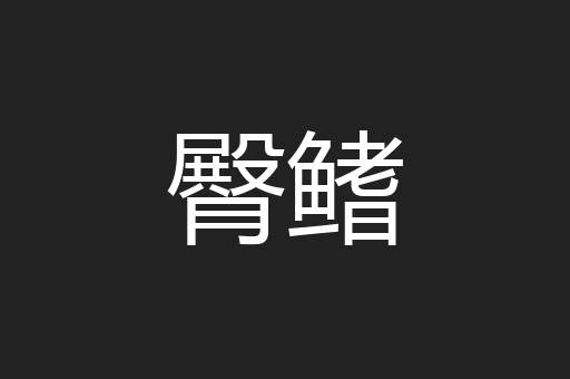 臀鳍