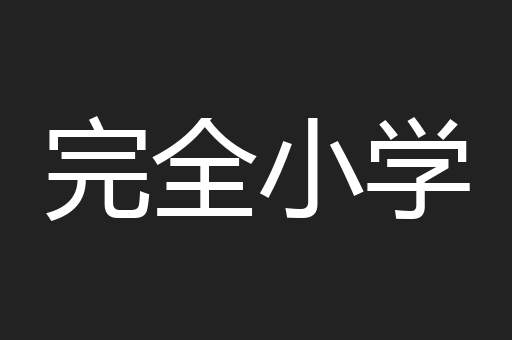 完全小学