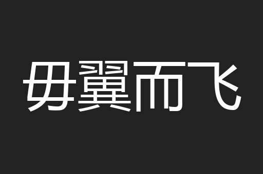 毋翼而飞