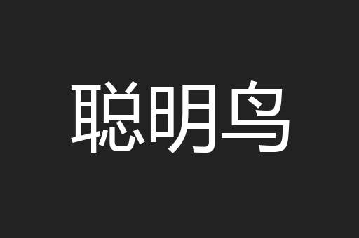 聪明鸟