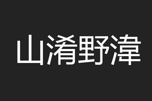山淆野湋