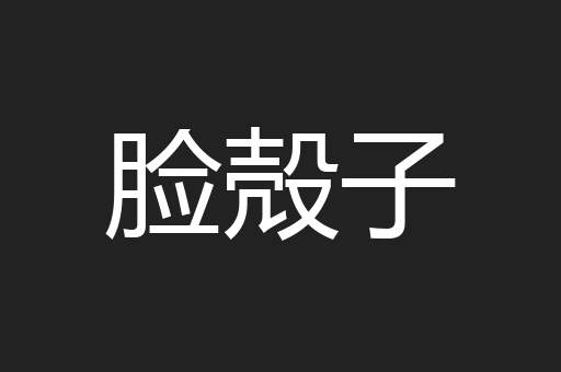 脸殻子