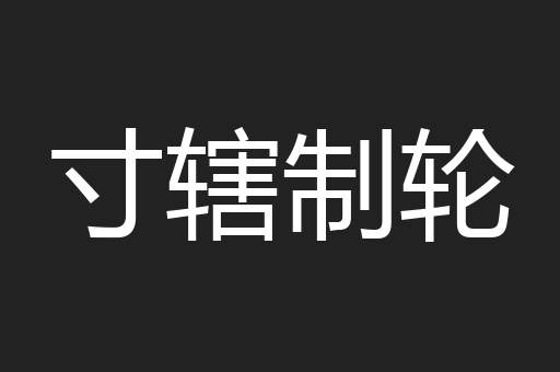 寸辖制轮