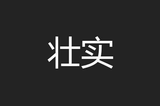 壮实