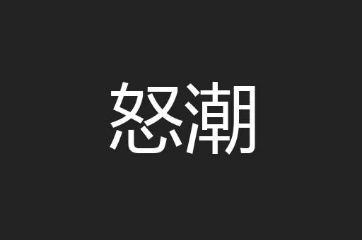怒潮