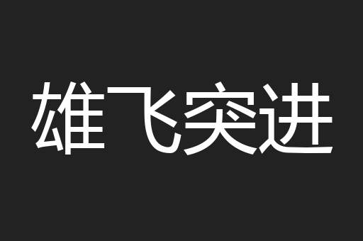 雄飞突进