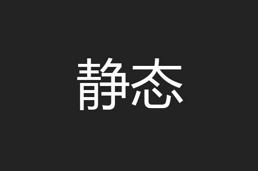 静态