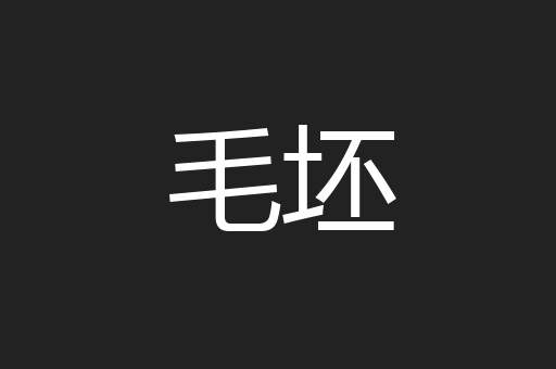 毛坯