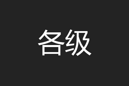 各级