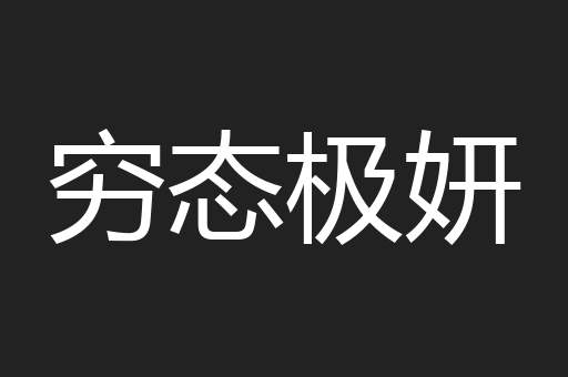 穷态极妍