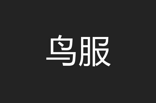 鸟服
