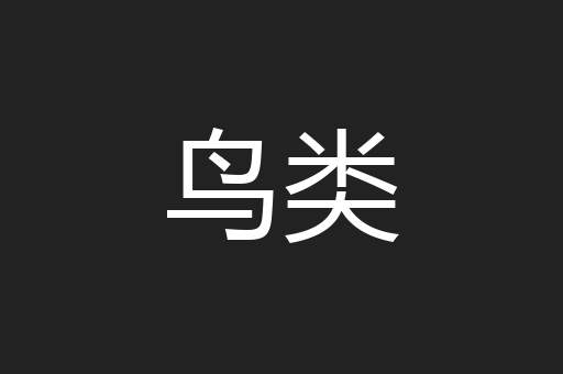 鸟类