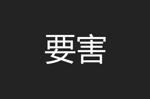 要害