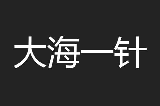 大海一针