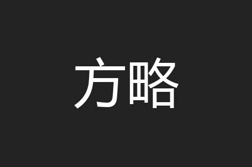 方略