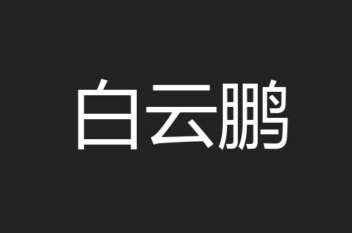 白云鹏
