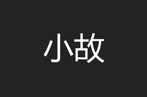 小故