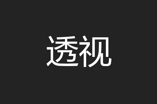 透视
