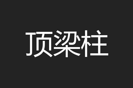 顶梁柱