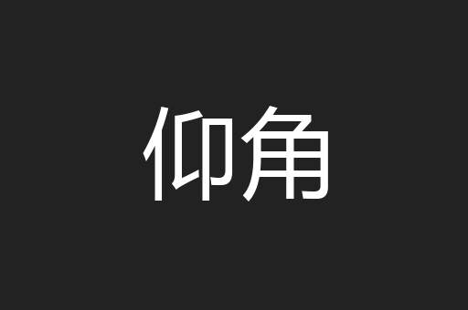 仰角